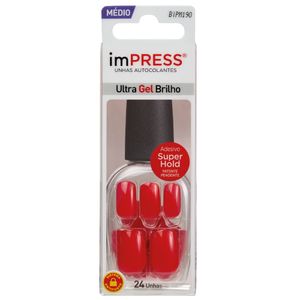 Kiss Ny Unha Postiça Impress Media Rather Reckless Com 24 UNIDADES