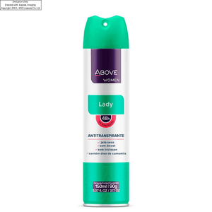 Desodorante Aerossol Above Women Lady 90G