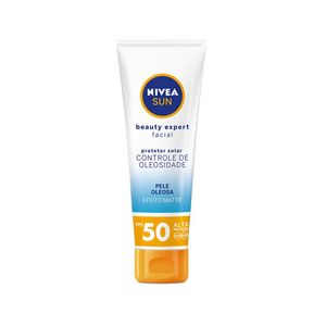 Protetor Solar Facial Nivea Sun Beauty Expert Pele Oleosa Fps50 50G