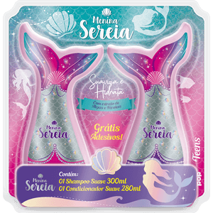 KIT MENINA SEREIA SUAVE SHAMPOO 300ML+CONDICIONADOR 280ML