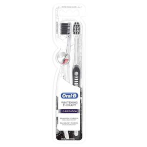 Escova Dental Oral-B 3D Whitening Theraphy Purif Macia Com 2 Unidades
