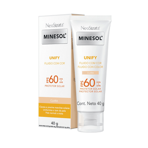 Protetor Solar Facial Roc Minesol Unify Fluido Clara Fps60 40G