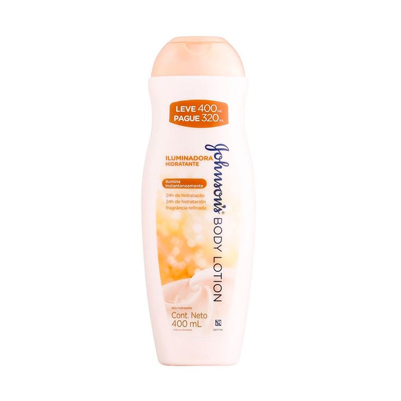 locao-hidratante-johnsons-body-serum-iluminador-leve-400ml-pague-320ml