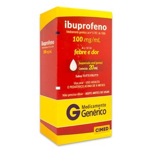 Ibuprofeno 100Mg 20Ml Cimed
