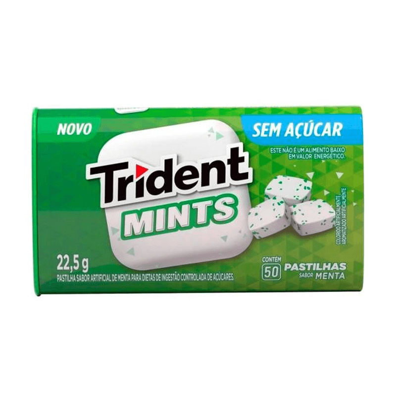 chiclete-trident-mints-menta-225g