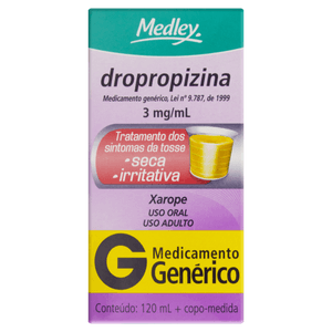 Dropropizina 3Mg/Ml Xarope 120Ml Medley