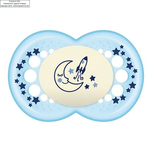Chupeta Mam Nigth 6+ Meses Single Box Azul R:M2525