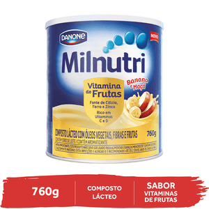 Composto Lacteo Milnutri Banana E Maça 760G