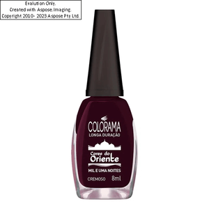 esmalte colorama Cremoso Cores do Oriente Mil e Uma Noites 8ml