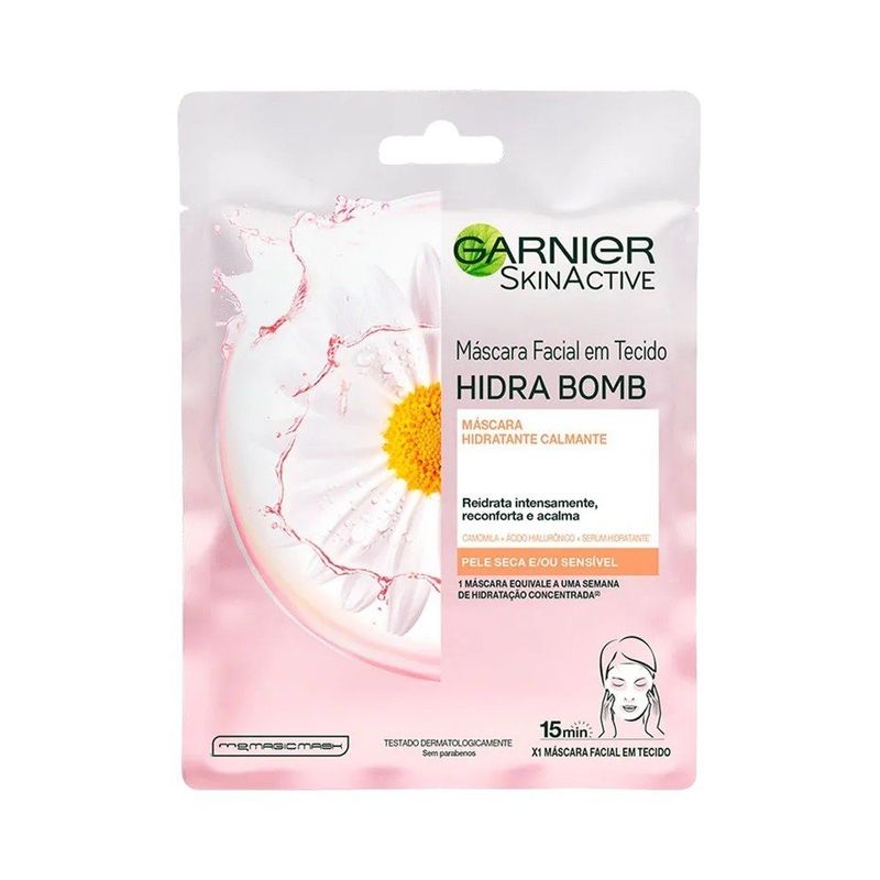 mascara-facial-garnier-skinactive-hidra-bomb-camomila-peles-secas-e-sensiveis-28g