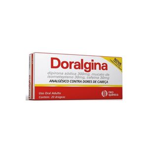 Doralgina Dipcaf 500Mg+65Mg Com 16 Comprimidos