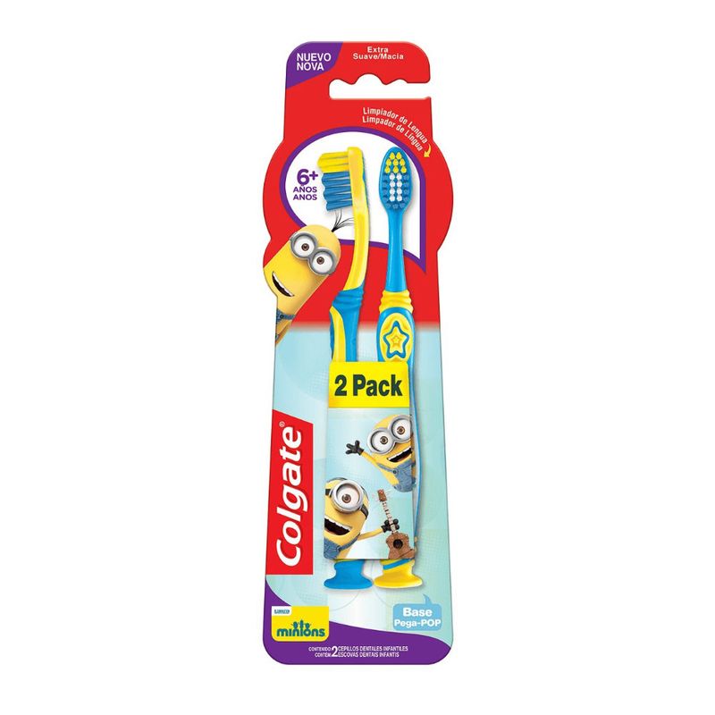 escova-dental-colgate-smiles-2-a-5-anos-minions-com-2-unidades
