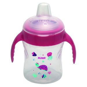 Caneca Treinamento Decorada Kuka Fun Rosa 200Ml R:6182