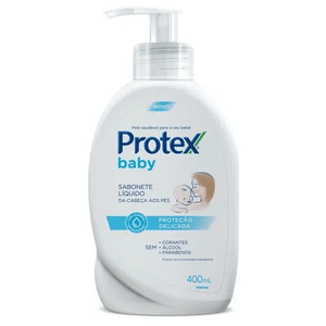 Sabonete Liquido Protex Baby Proteçao Delicada Da Cabeça Aos Pes 400Ml