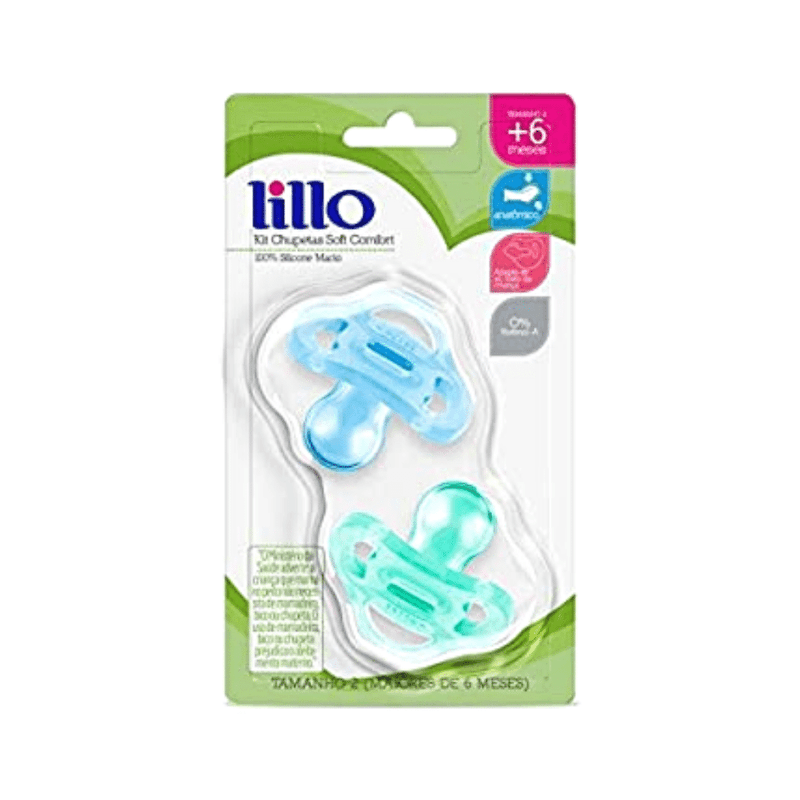 kit-chupeta-lillo-soft-comfort-silicone-t2-menino-com-2-unidades
