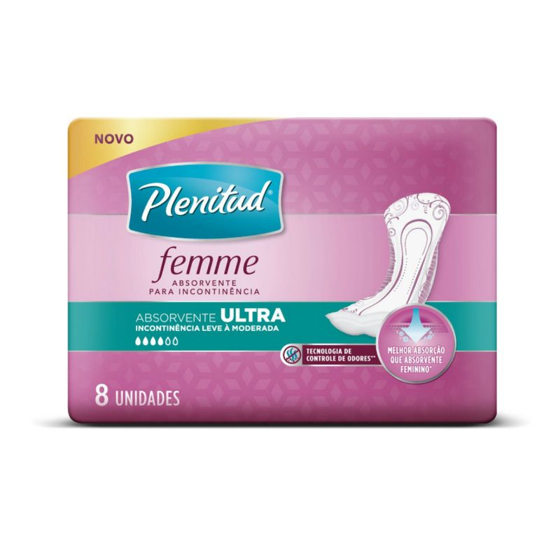 absorvente-plenitud-femme-ultra-com-8-unidades