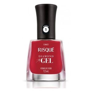 Esmalte Risque Diamond Vermelho Rubi 9,5ml
