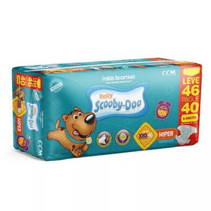 Fralda Scooby Doo Hiper Xxg Com 46 Unidades