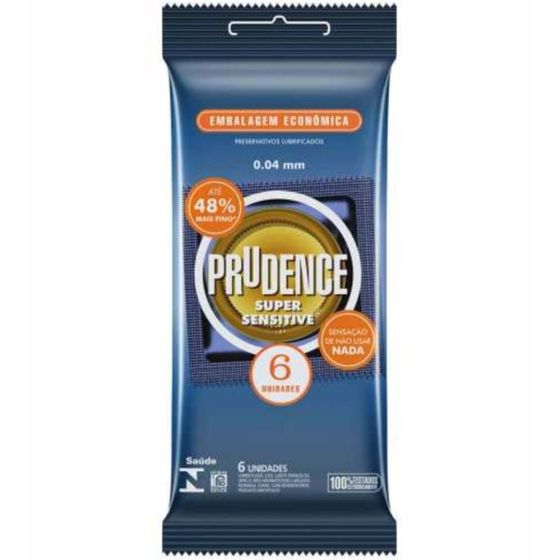 preservativo-prudence-super-sensitive-com-6-unidades