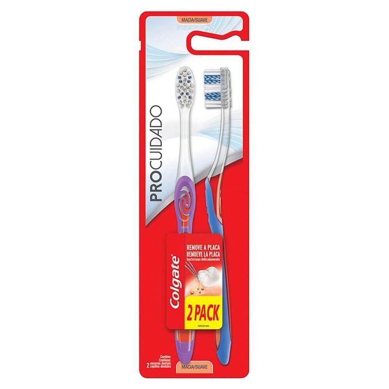 escova-dental-colgate-pro-cuidado-macia-suave-com-2-unidades