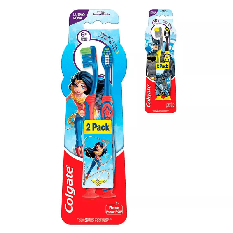 escova-dental-colgate-smiles-6-anos-mulher-maravilha-com-2-unidades