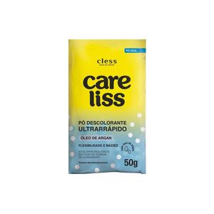 Po Descolorante Care Liss Azul Ultrarrapido Oleo De Argan 50G