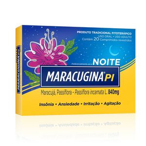 Maracugina Pi Noite 840Mg Com 20 Comprimidos