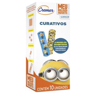 Curativo Cremer Minions Com Com 10 Unidades