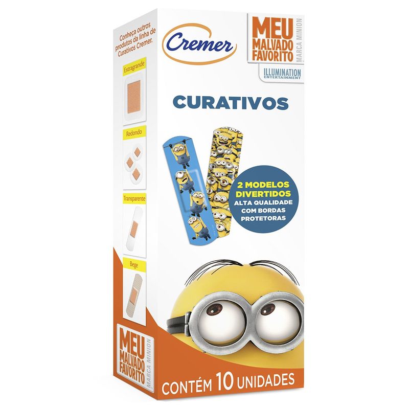 curativo-cremer-minions-com-com-10-unidades