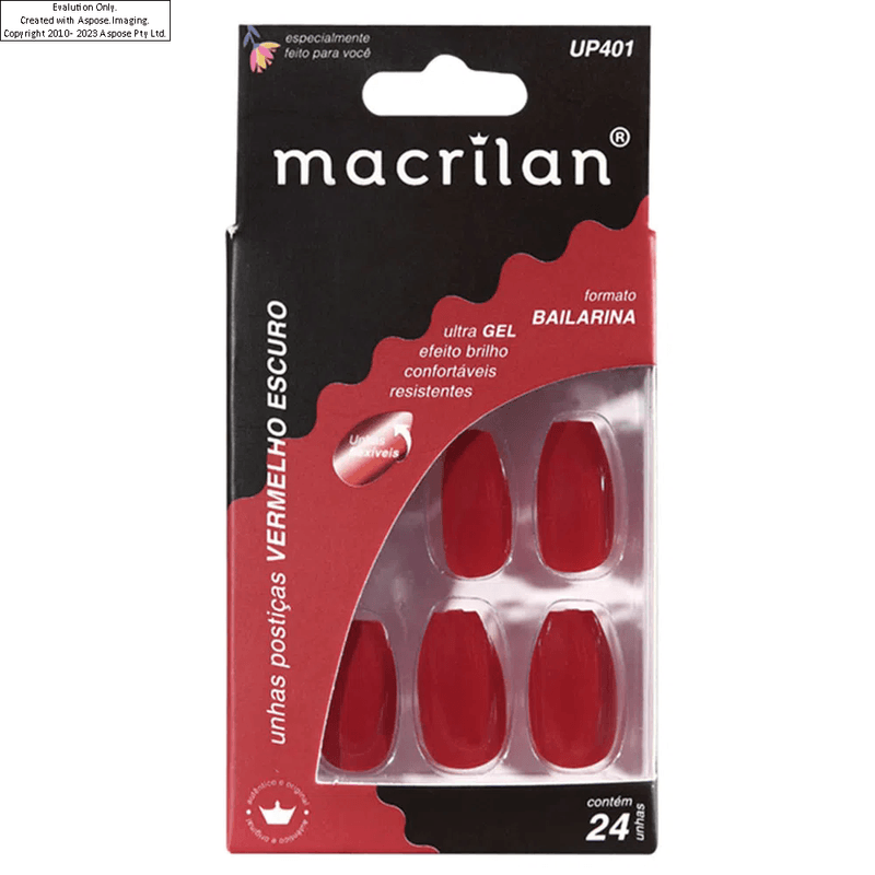 unhas-posticas-macrilan-estilo-bailarina-vermelho-escuro-com-24-unidades