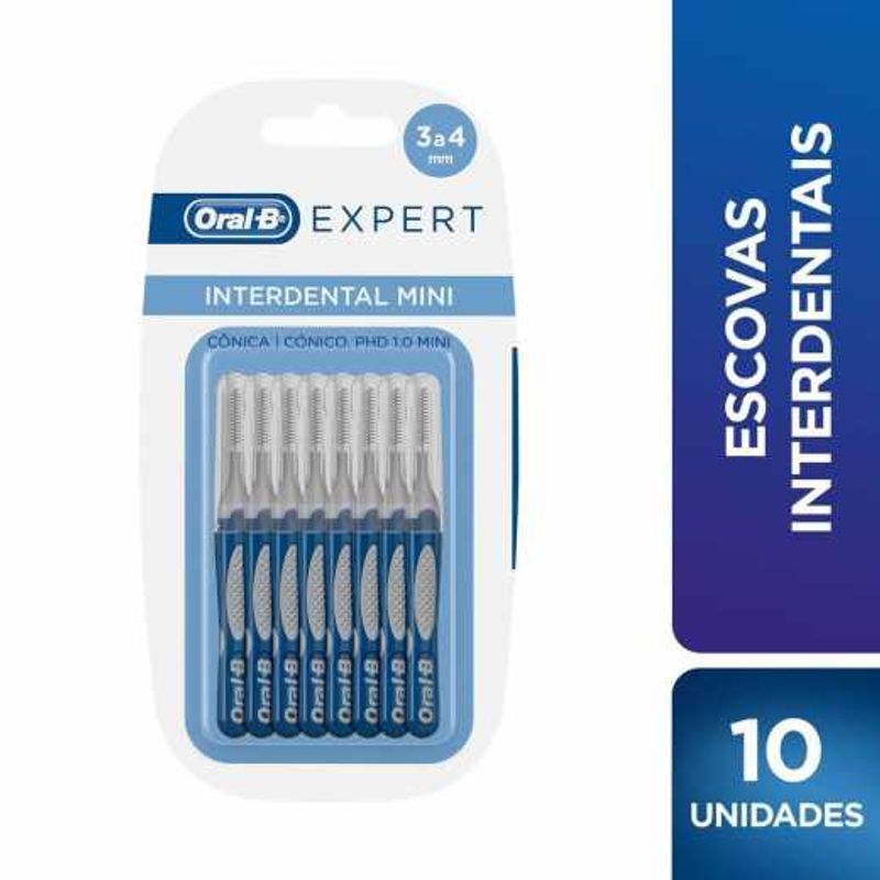 escova-dental-oral-b-expert-interdental-conico-mini-com-10-unidades