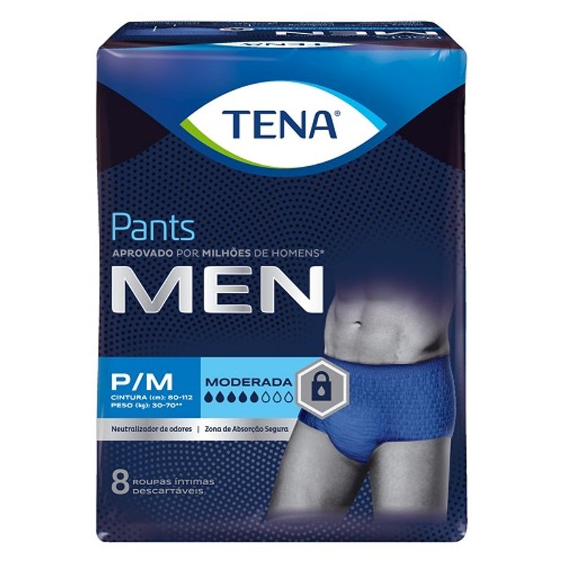 roupa-intima-tena-pants-men-pm-com-8-unidades