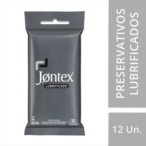 Preservativo Jontex Lubrificado COM 12 UNIDADES