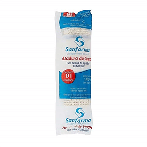 Atadura Crepe sanfarma 13 FIOS 08Cmx1,80M