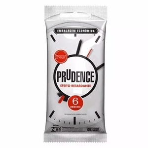 Preservativo Prudence Retardante Com 6 Unidades