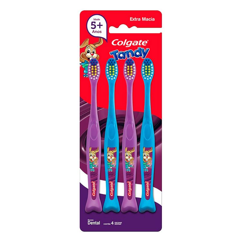 escova-dental-colgate-tandy-5-anos-extra-macia-cores-sortidas-com-4-unidades