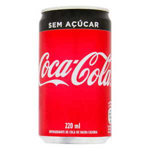 Refrigerante Coca Cola SEM AÇUCAR 220ml