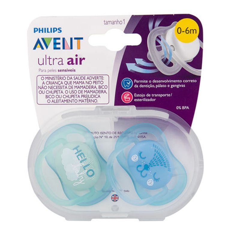 chupeta-avent-ultra-air-azul-06-meses-com-2-unidades