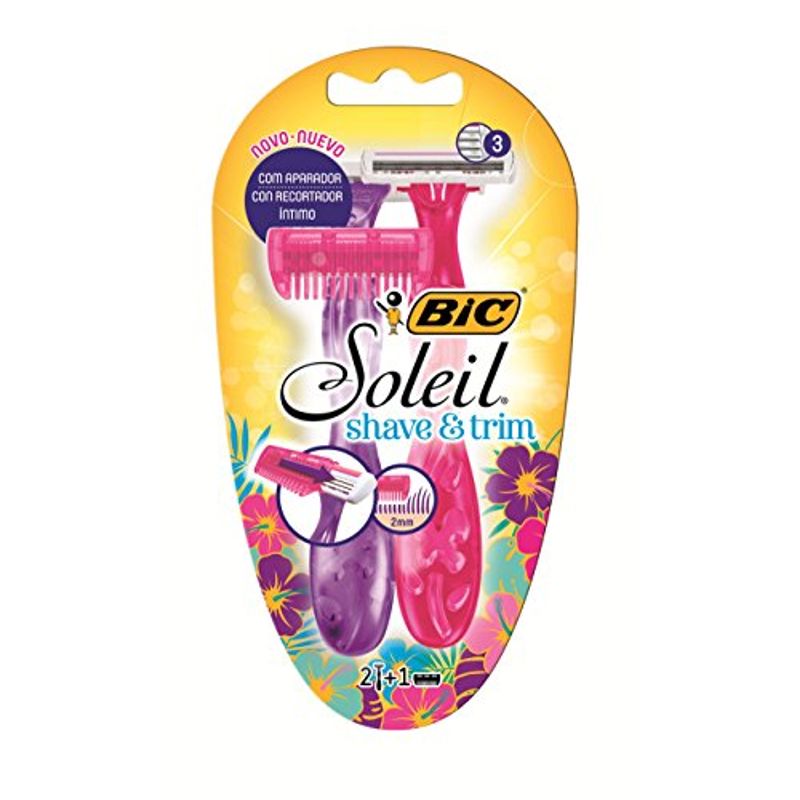 aparelho-de-barbear-bic-soleil-shave--trim-com-2-unidades