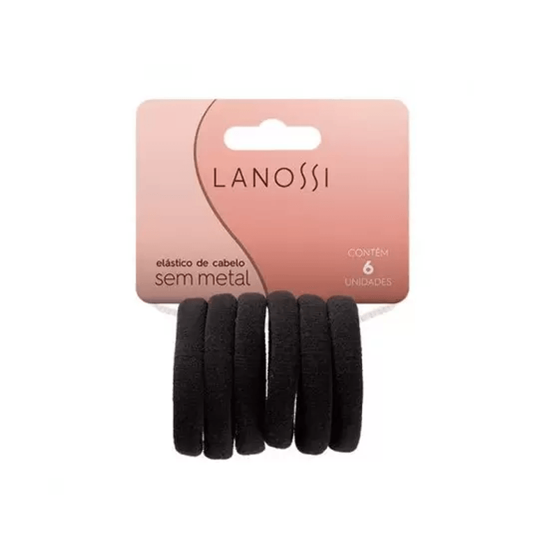 elastico-de-cabelo-lanossi-preto-com-6-unidades