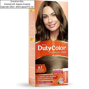 tintura Duty color Louro Escuro Acizentado 6.1 50G