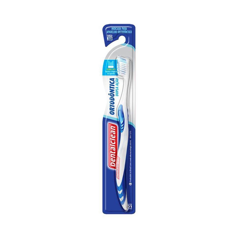escova-dental-dentalclean-ortodontica-dupla-acao-extra-macia