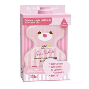 SABONETE LIQUIDO BEBE NATUREZA PURO CUIDADO ROSA 240ML