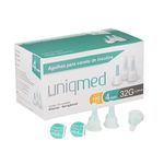 agulha-caneta-uniqmed-4mm-32g-com-100-unidades
