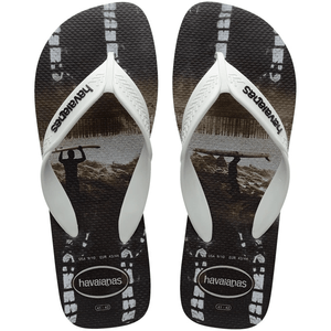 CHINELO HAVAIANAS SURF PRETO/BRANCO 41/42