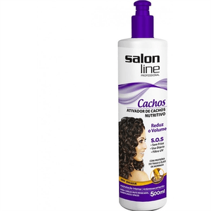 Ativador De Cachos Salon Line S.O.S Super oleos Nutritivo Ativador 500Ml
