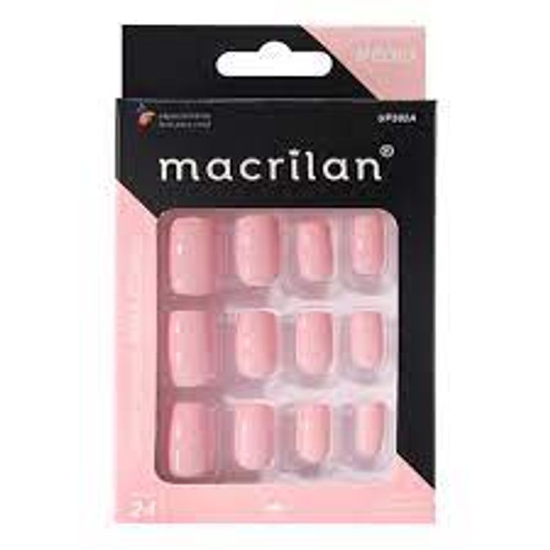 unha-postica-macrilan-premium-curto-rosa-claro-com-12-unidades