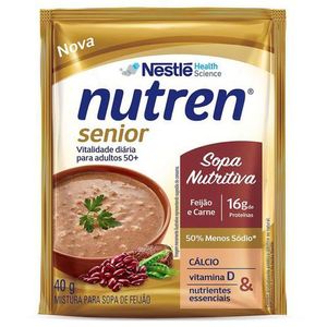 suplemento Alimentar Nutren Senior Sopa Feijao e Carne 40g