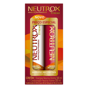 KIT NEUTROX XTREME SHAMPOO 300ML+CONDICIONADOR 200ML