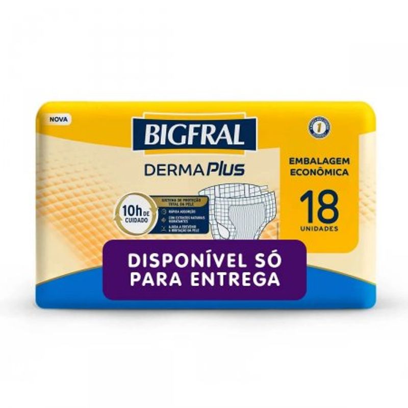 fralda-bigfral-derma-plus-m-com-18-unidades
